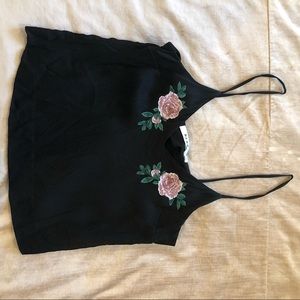 Blank camisole with flowers